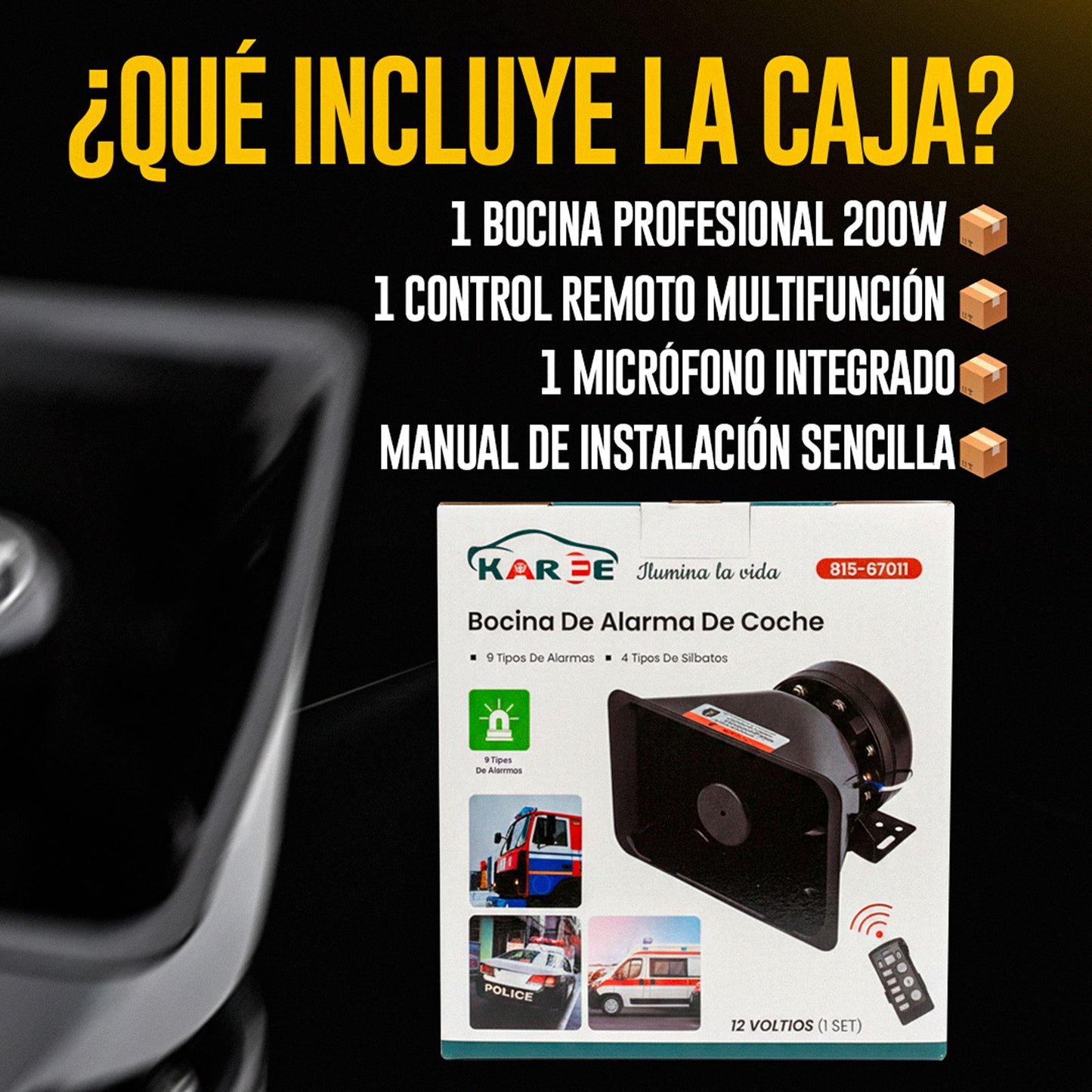 ALTO PARLANTE - 200W KAREE™ – Potencia con Garantía Real