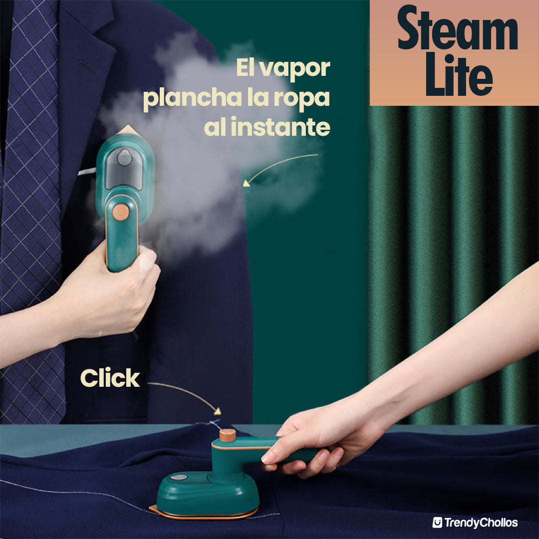 Mini Plancha de Vapor SteamLite — Ropa impecable en segundos